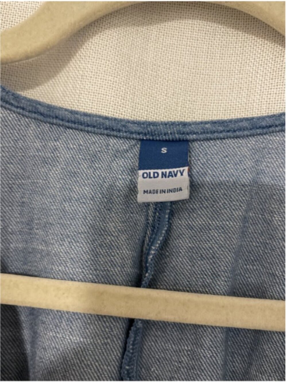 Old Navy Fit & Flare Denim Dress - Picture 6 of 6
